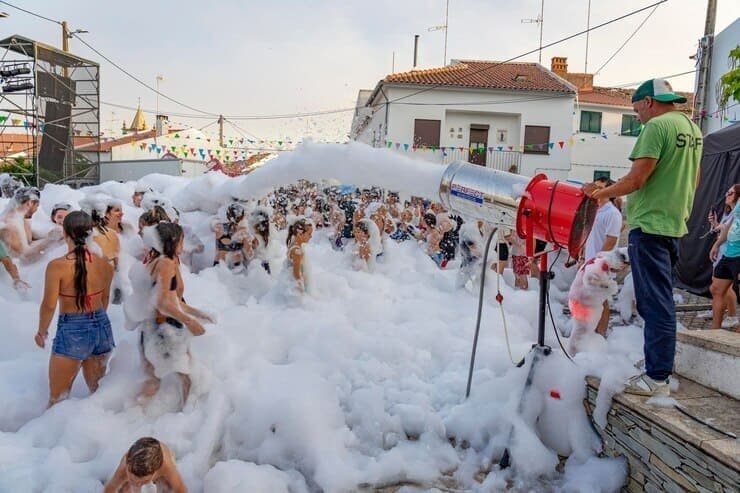 alquiler fiesta de la espuma
